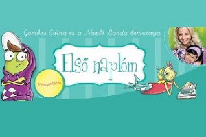Megjelent! Első naplóm Gombos Edinától!