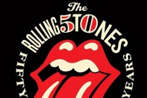Ünnepi logó az 50 éves Rolling Stones-nak